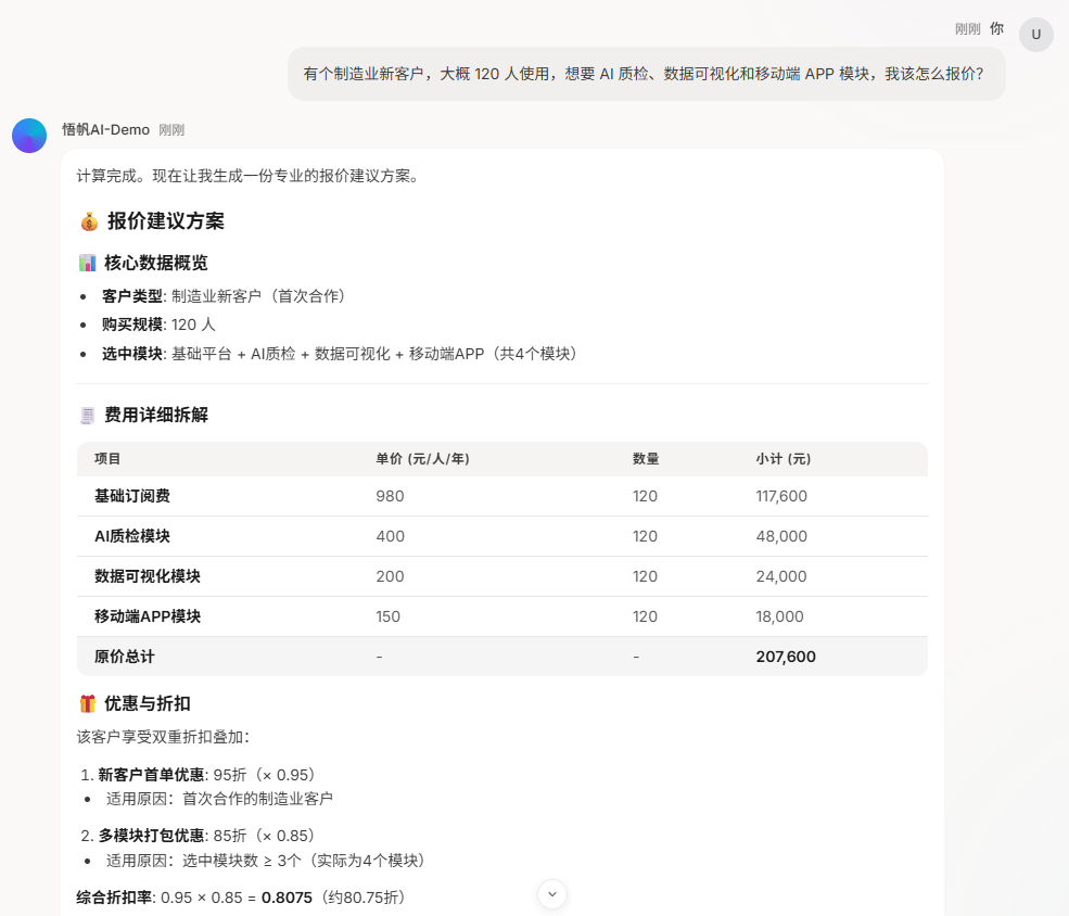 销运Agent：销售报价建议