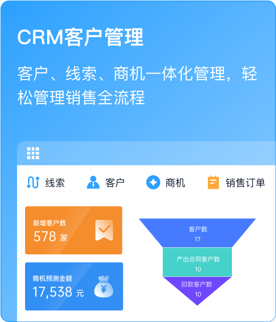 简道云CRM客户管理模板